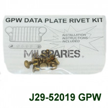 Data plate H'ware kit GPW